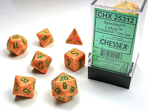 Chessex Speckled® Polyhedral Lotus™ 7-Die Set