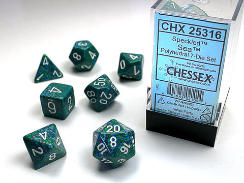 Chessex Speckled® Polyhedral Sea™ 7-Die Set