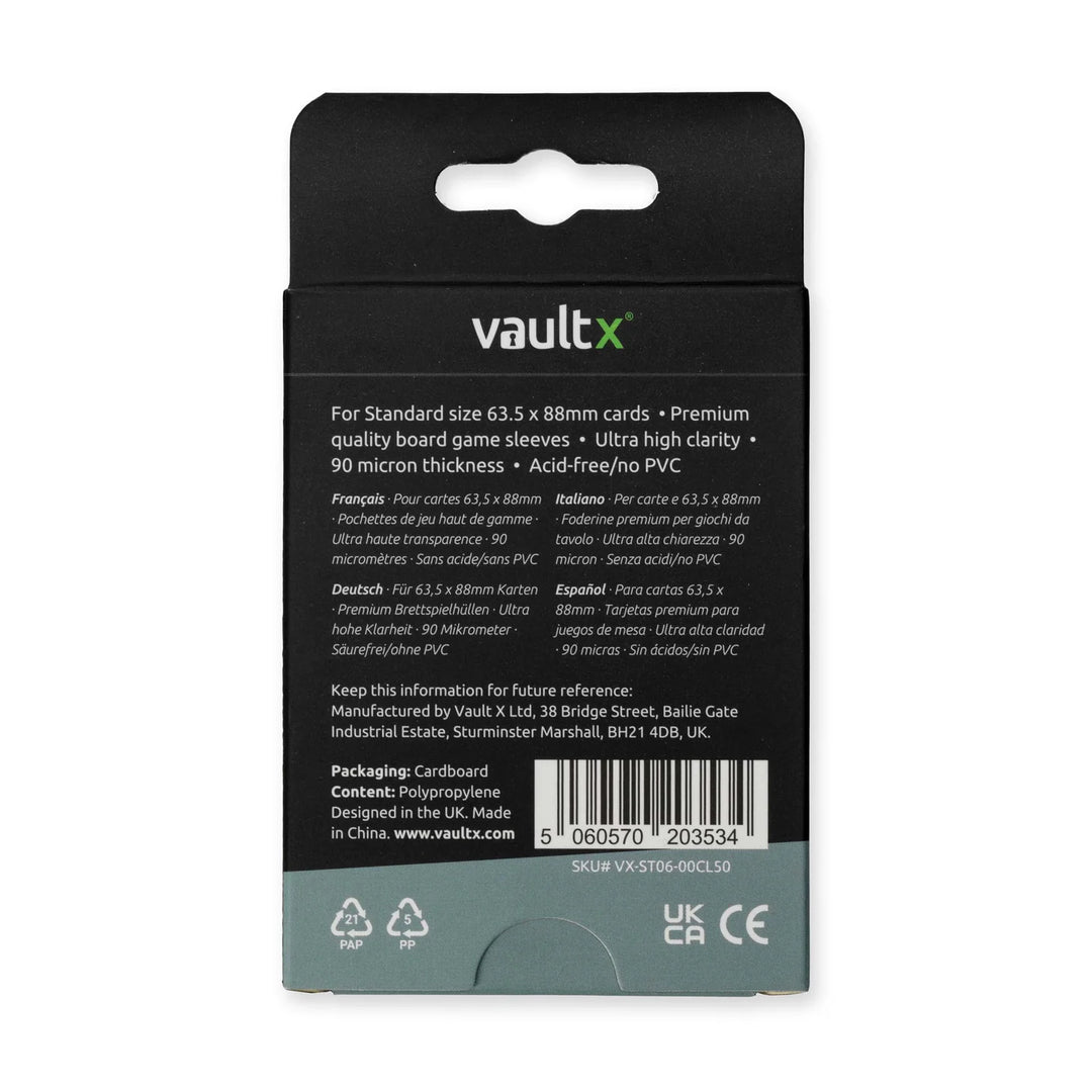 Vault X - Standard Board Game Sleeves