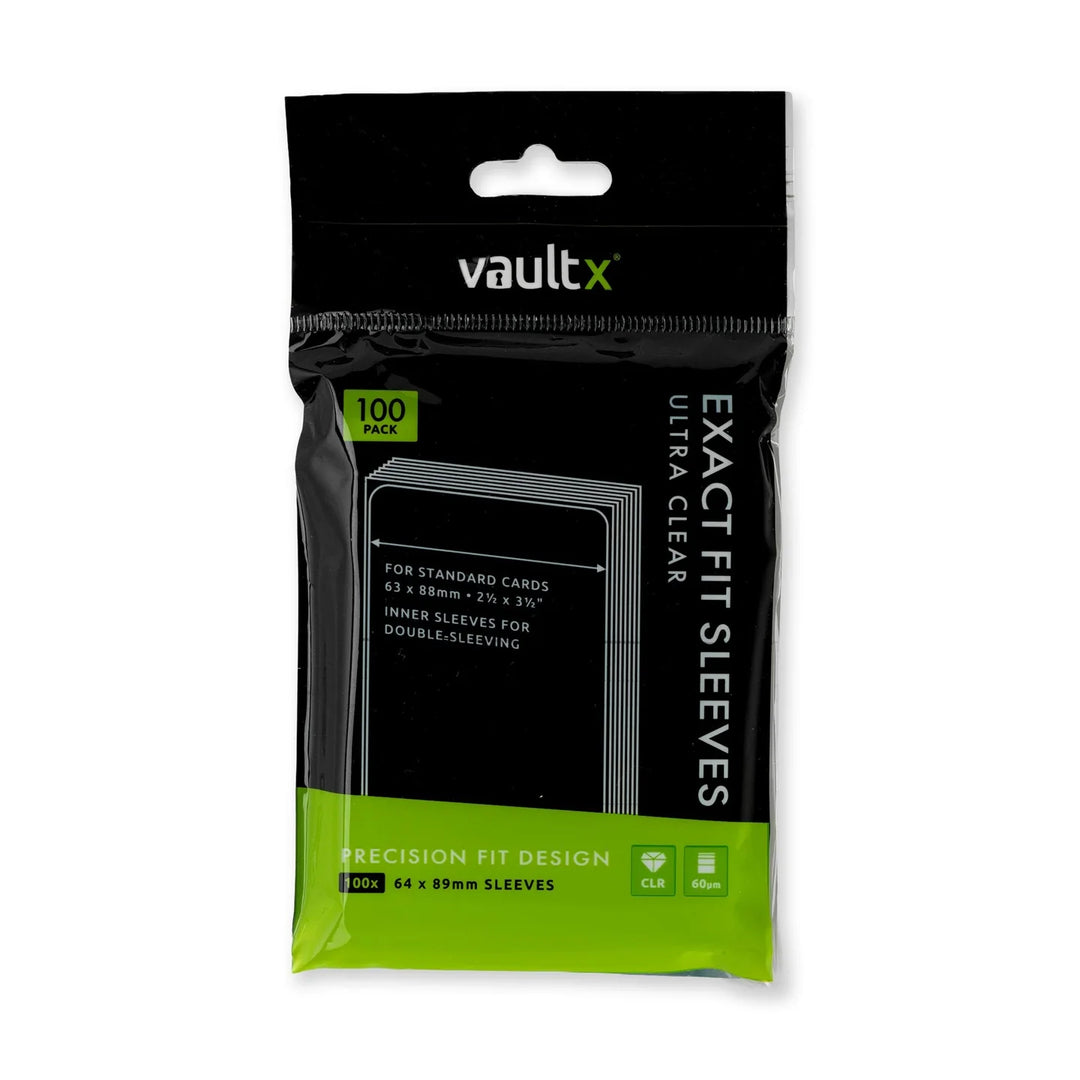 Vault X - Exact Fit Card Sleeves (100 Sleeves)