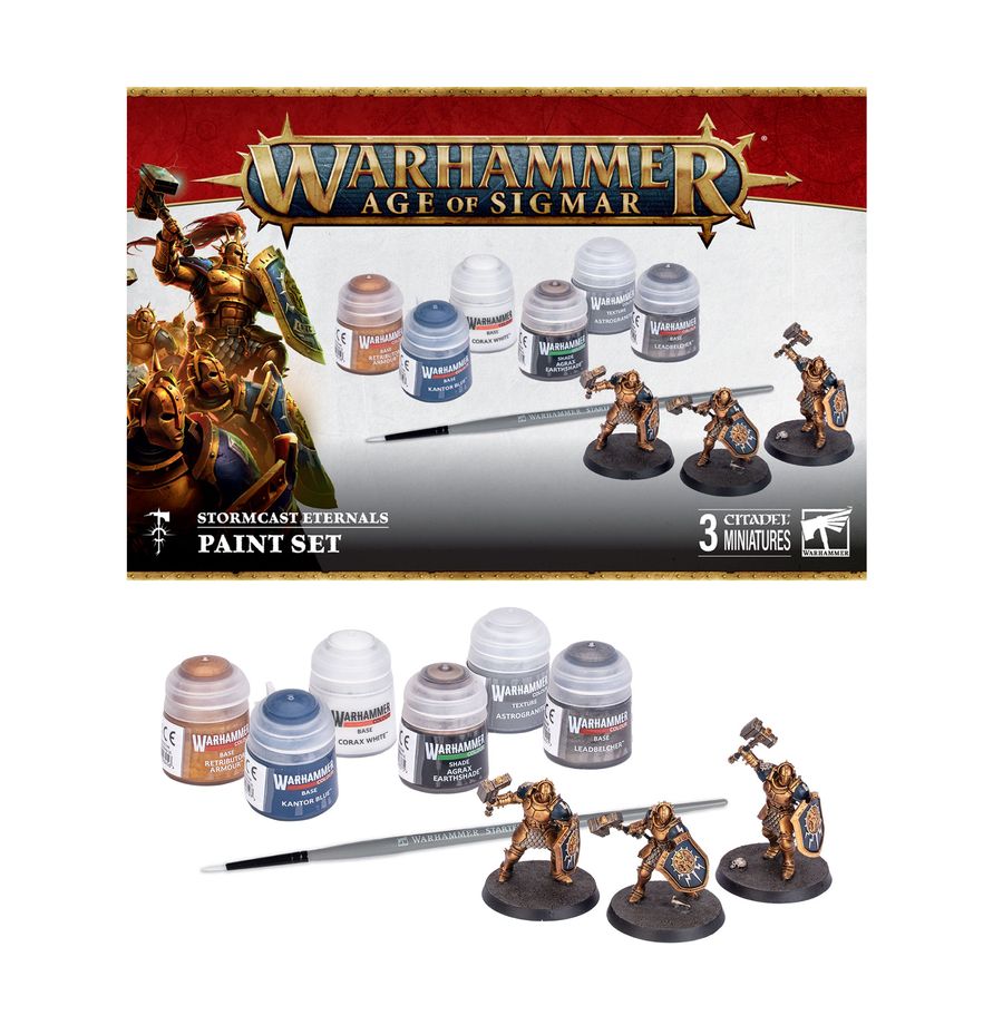 Bemalset der Sturmgeschmiedeten Ewigen / Stormcast Eternals Paint Set (60-10)