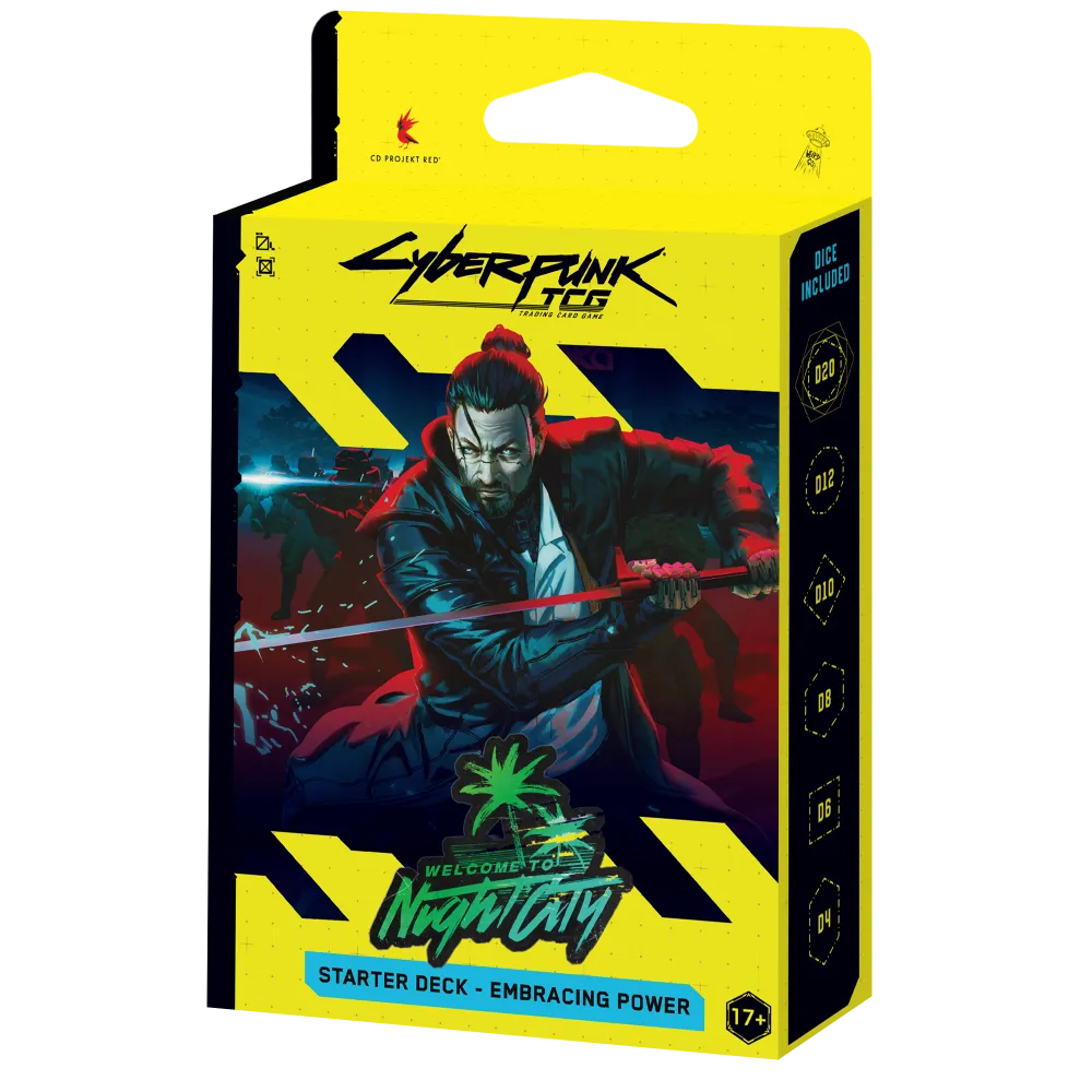 Cyberpunk TCG - Welcome To Night City -  Beta Starter Deck - Embracing Power - englisch