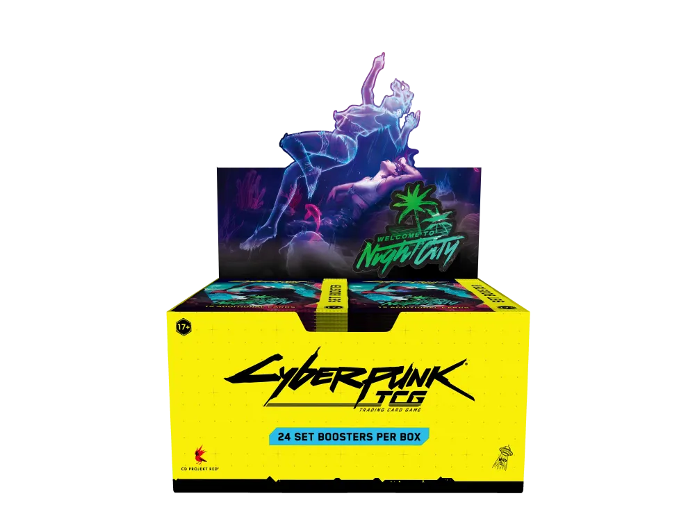 PreOrder - Cyberpunk TCG - Welcome To Night City - Booster-Display (24 Booster) - englisch