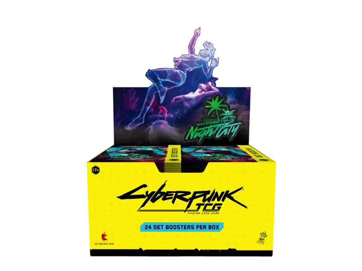 PreOrder - Cyberpunk TCG - Welcome To Night City - Booster-Display (24 Booster) - englisch