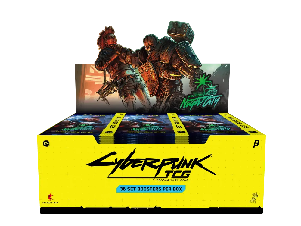 Cyberpunk TCG - Welcome To Night City - Beta Booster Display - englisch