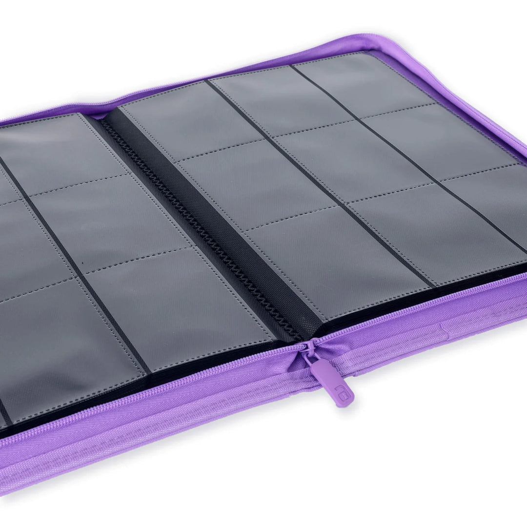Vault X - Exo-Tec® Zip Binder - 9 Pocket Just Purple