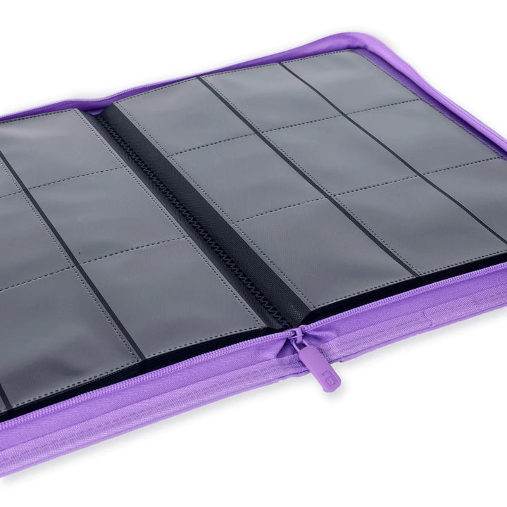Vault X - Exo-Tec® Zip Binder - 9 Pocket Just Purple