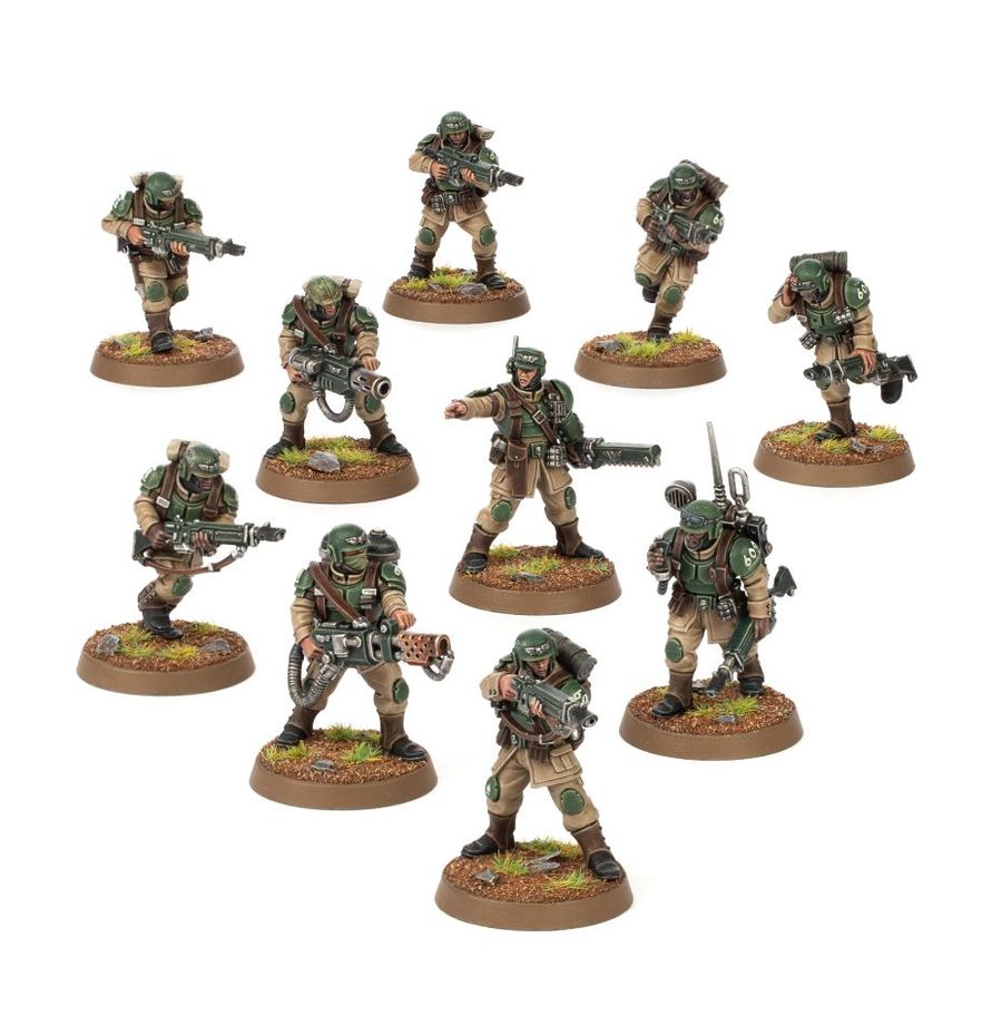 Astra Militarum: Cadianische Stoßtruppen / Cadian Shock Troops (47-33)