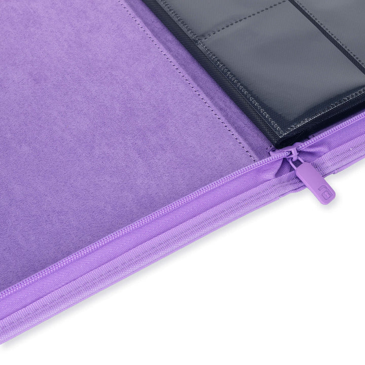 Vault X - Exo-Tec® Zip Binder - 9 Pocket Just Purple