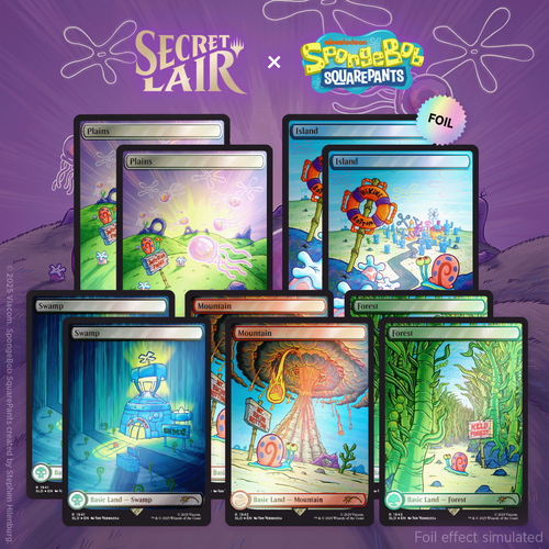 Secret Lair x SpongeBob SquarePants: Lands Under the Sea Foil