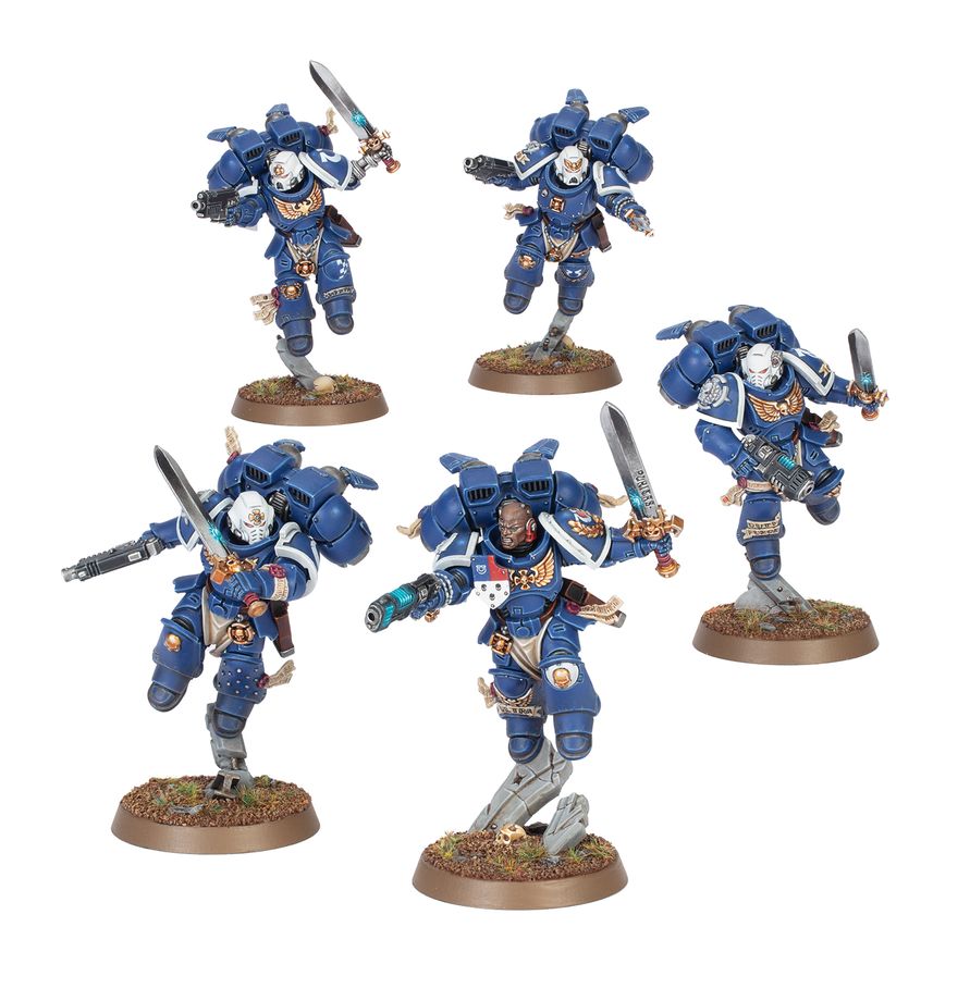 Space Marines: Expugnatorgardetrupp mit Sprungmodulen / Vanguard Veteran Squad with Jump Packs (48-106)