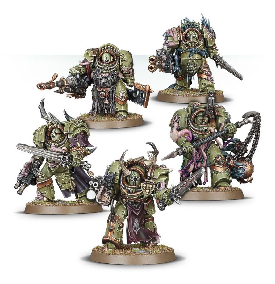 Death Guard: Pestgarde-Terminatoren / Blightlord Terminators (43-51)