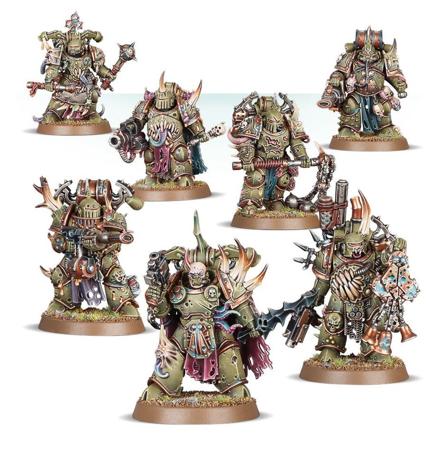 Death Guard: Seuchenmarines / Plague Marines (43-55)