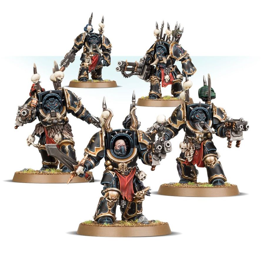 Chaos Space Marines: Chaosterminatortrupp (43-19)