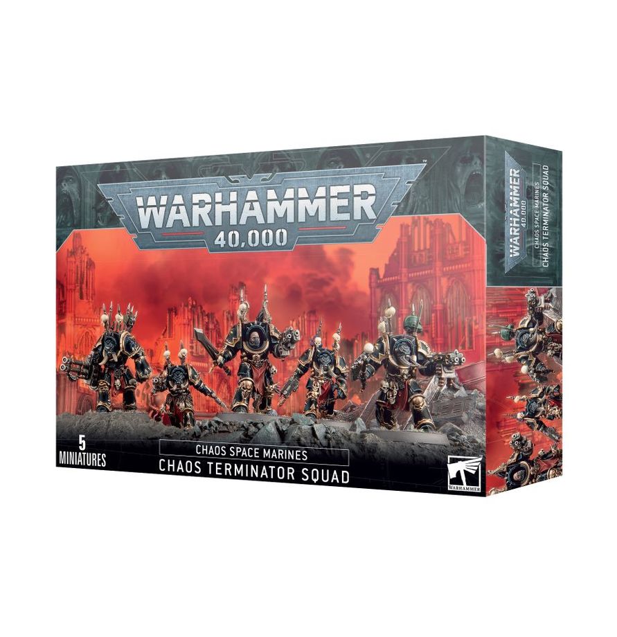 Chaos Space Marines: Chaosterminatortrupp (43-19)