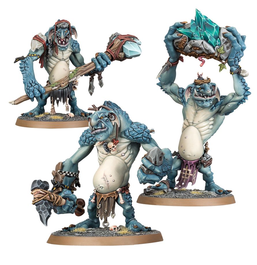 Gloomspite Gitz: Felsmagen-Troggoths / Rockgut Troggoths (89-33)