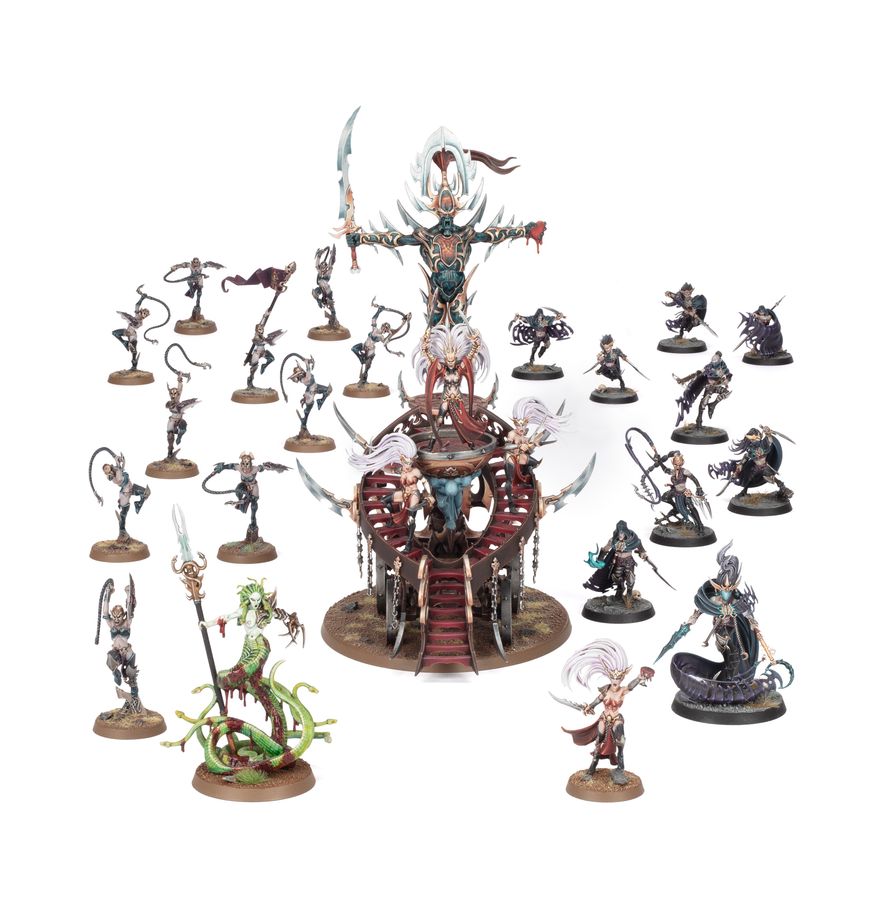 Daughters of Khaine: Speerspitze – Khainitische Schattenzirkel / Spearhead – Khainite Shadow Coven (70-852)