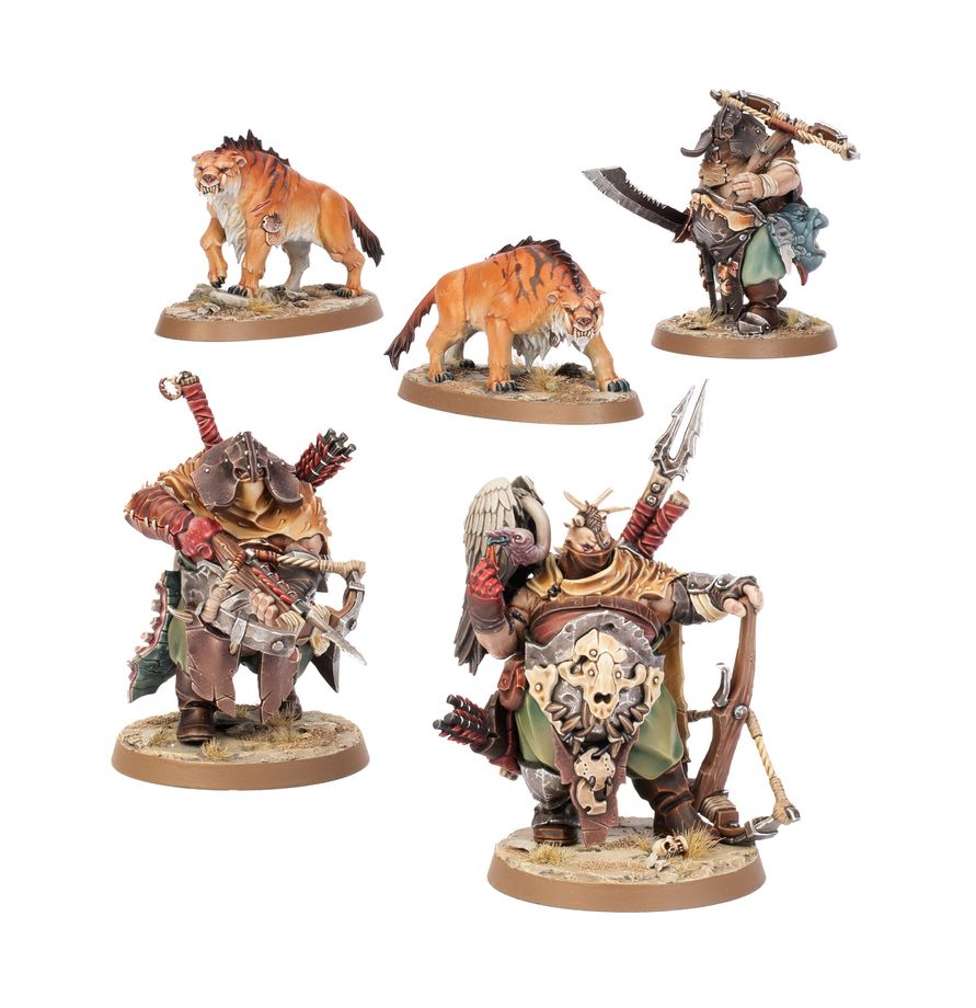 Ogor Mawtribes: Jäger mit Säbelzähnen / Hunters with Sabrefangs (95-23)