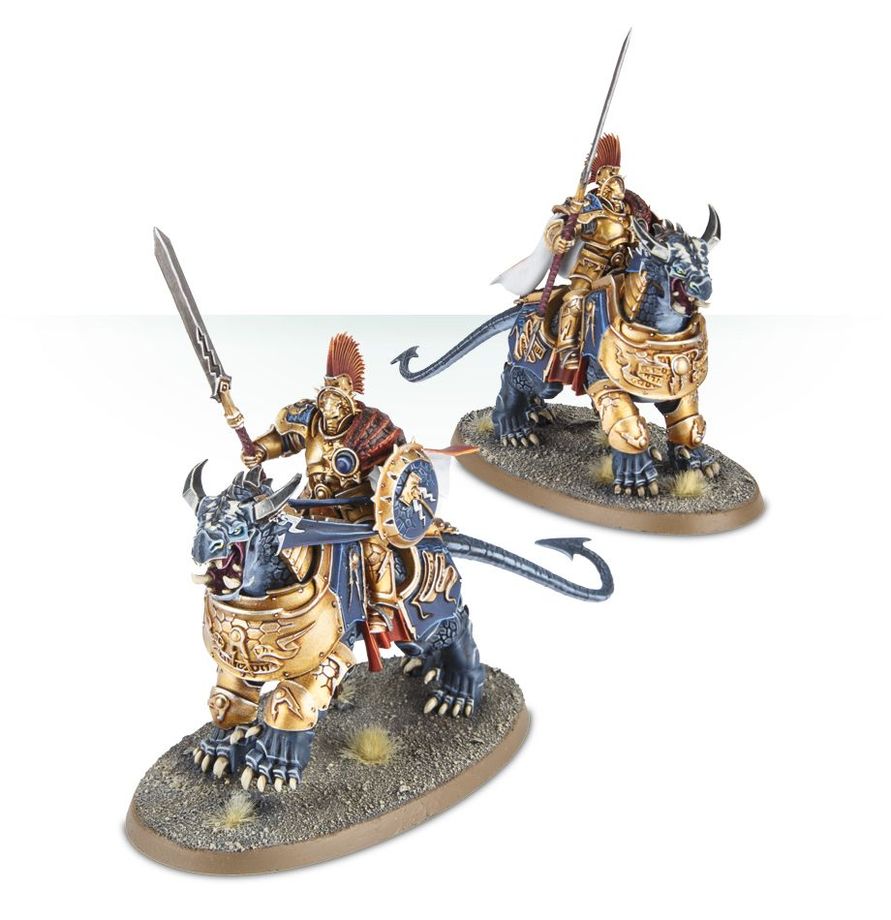 Stormcast Eternals: Dracoth-Garde / Dracothian Guard [Fulminators / Tempestors / Concussors / Lord-Celestant auf Dracoth] (96-24)