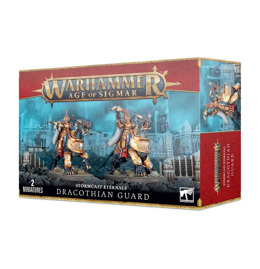 Stormcast Eternals: Dracoth-Garde / Dracothian Guard [Fulminators / Tempestors / Concussors / Lord-Celestant auf Dracoth] (96-24)
