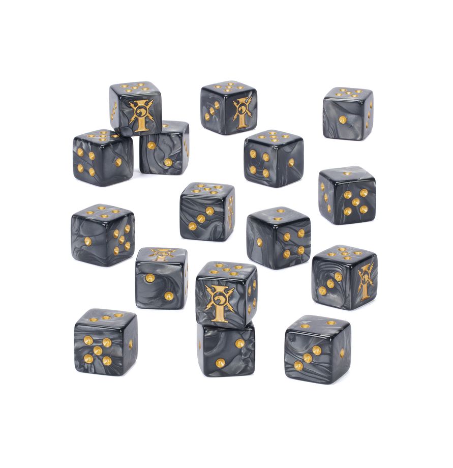Adeptus Custodes: Würfelset / Dice Set (01-16)
