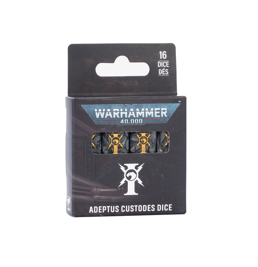 Adeptus Custodes: Würfelset / Dice Set (01-16)