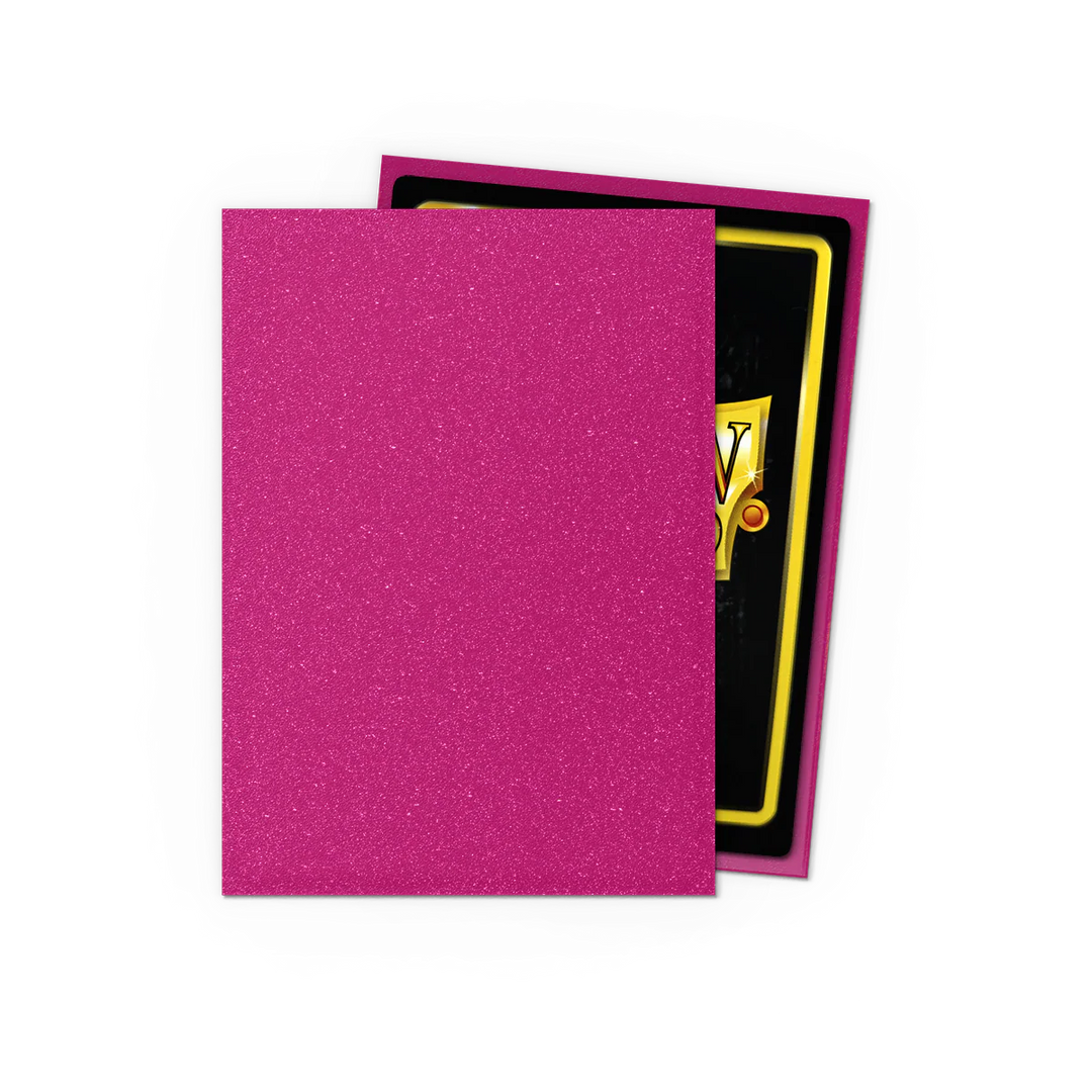 Dragon Shield Matte Sleeves - Sparkles - Pink Sapphire