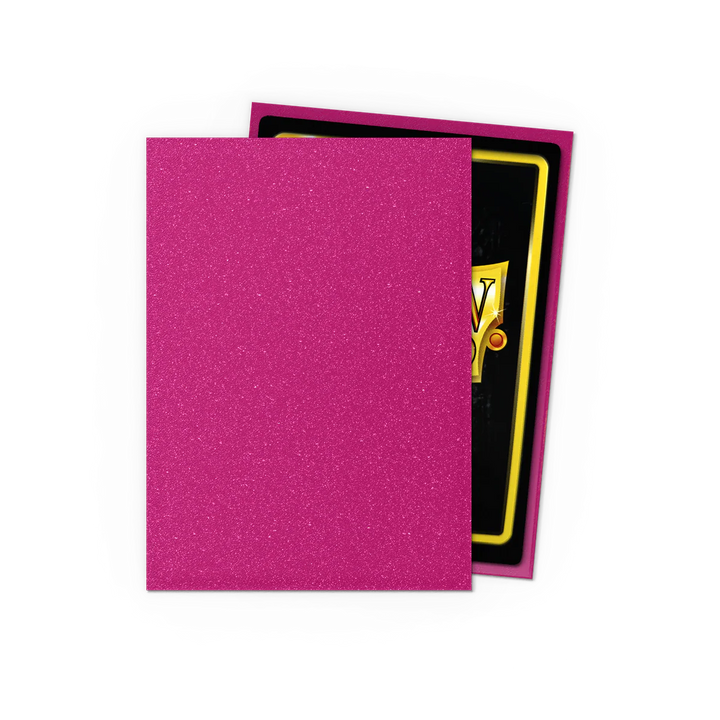 Dragon Shield Matte Sleeves - Sparkles - Pink Sapphire