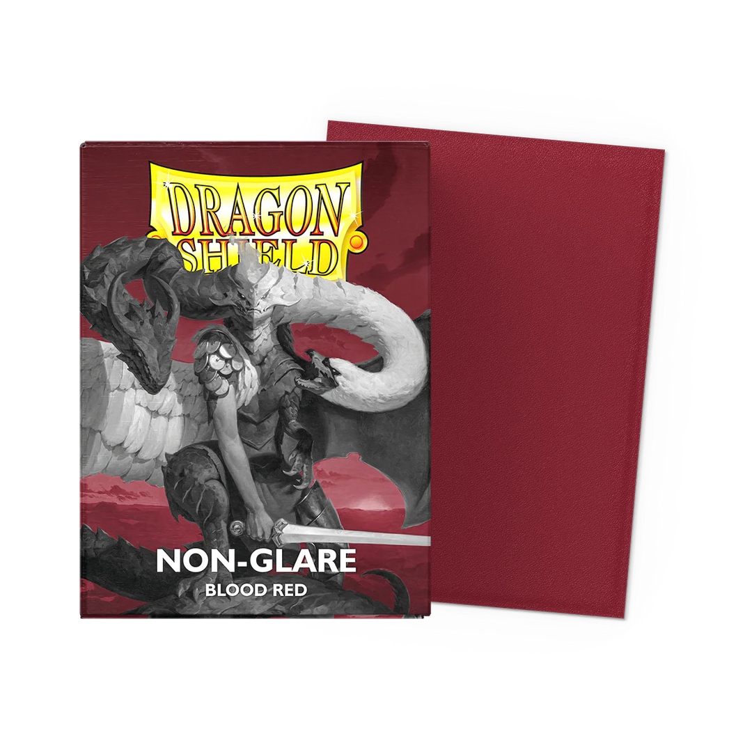 Dragon Shield Matte Sleeves - Non Glare - Blood Red