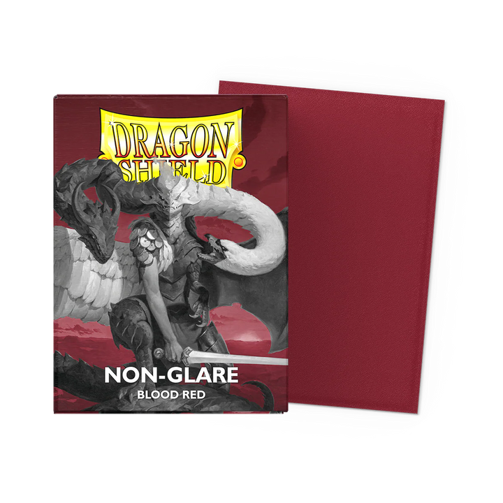 Dragon Shield Matte Sleeves - Non Glare - Blood Red