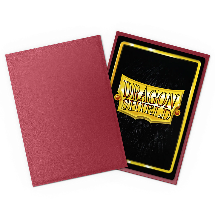 Dragon Shield Matte Sleeves - Non Glare - Blood Red