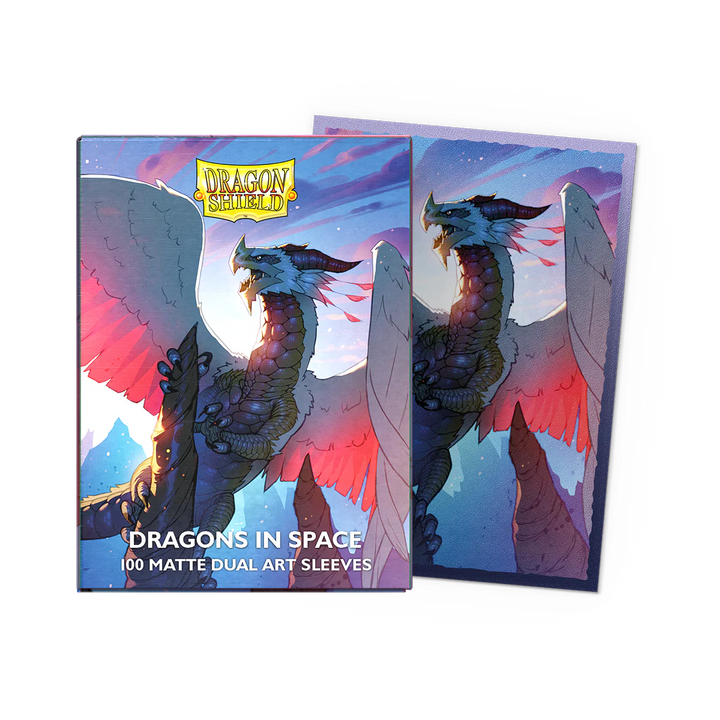 Dragon Shield Matte Dual Art Sleeves - Dragons in Space