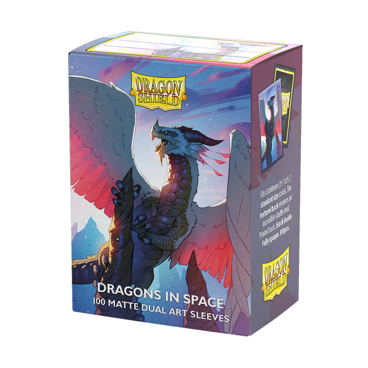 Dragon Shield Matte Dual Art Sleeves - Dragons in Space