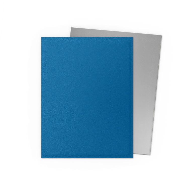 Dragon Shield Matte Dual Sleeves - Cobalt &amp; Silver