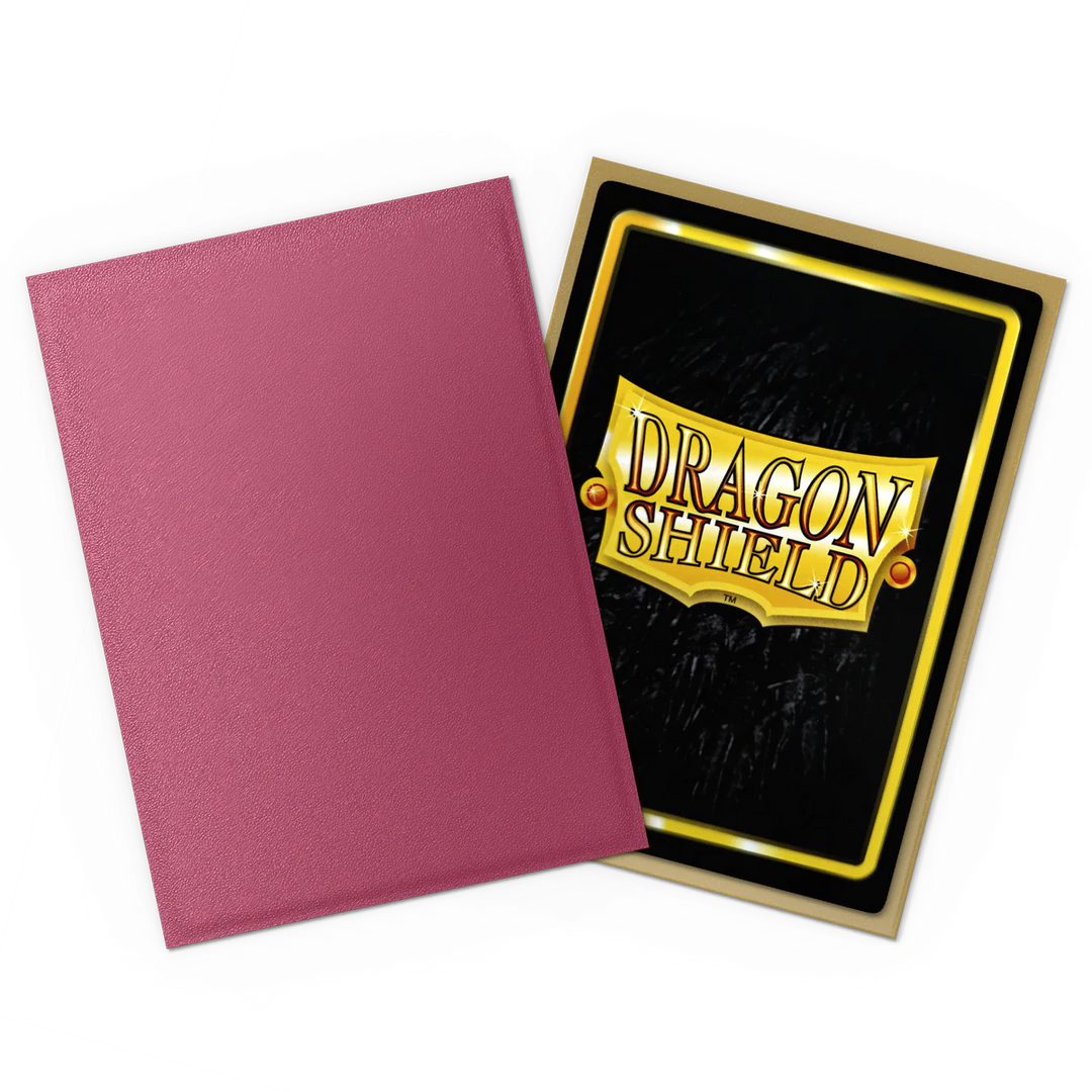 Dragon Shield Matte Dual Sleeves - Pomegranate &amp; Gold