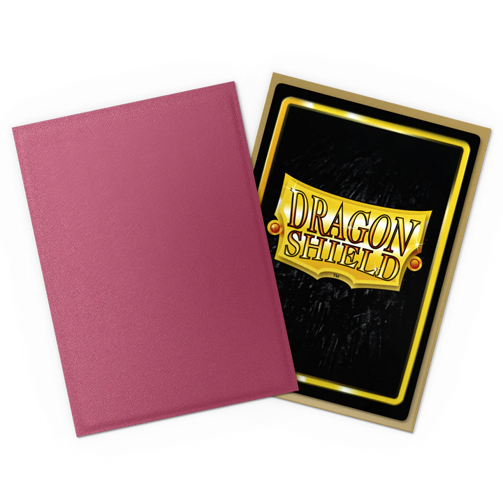 Dragon Shield Matte Dual Sleeves - Pomegranate &amp; Gold