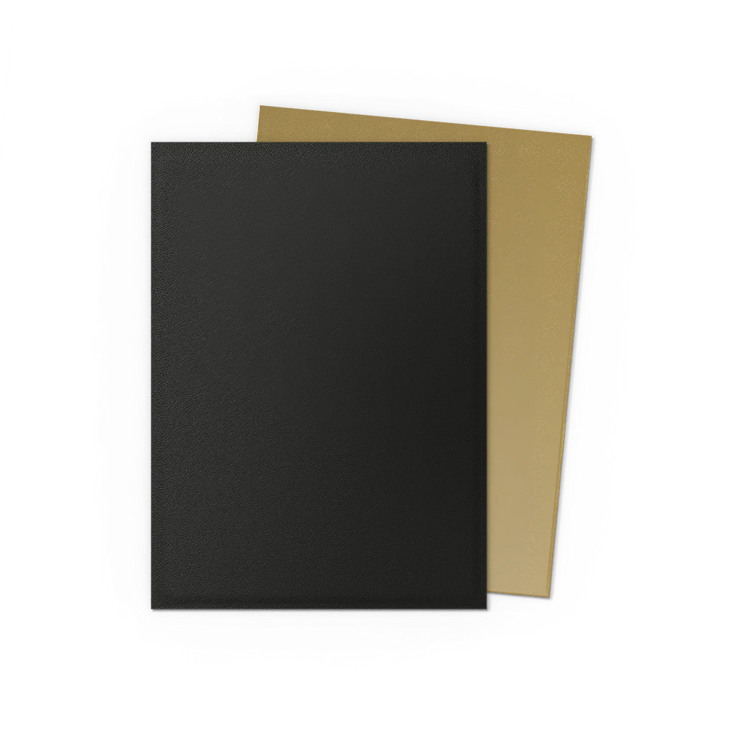 Dragon Shield Matte Dual Sleeves - Black &amp; Gold