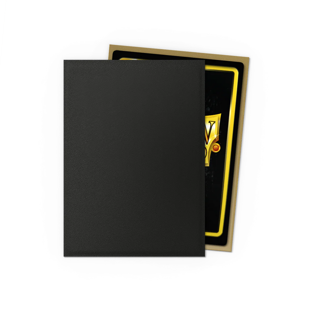 Dragon Shield Matte Dual Sleeves - Black &amp; Gold