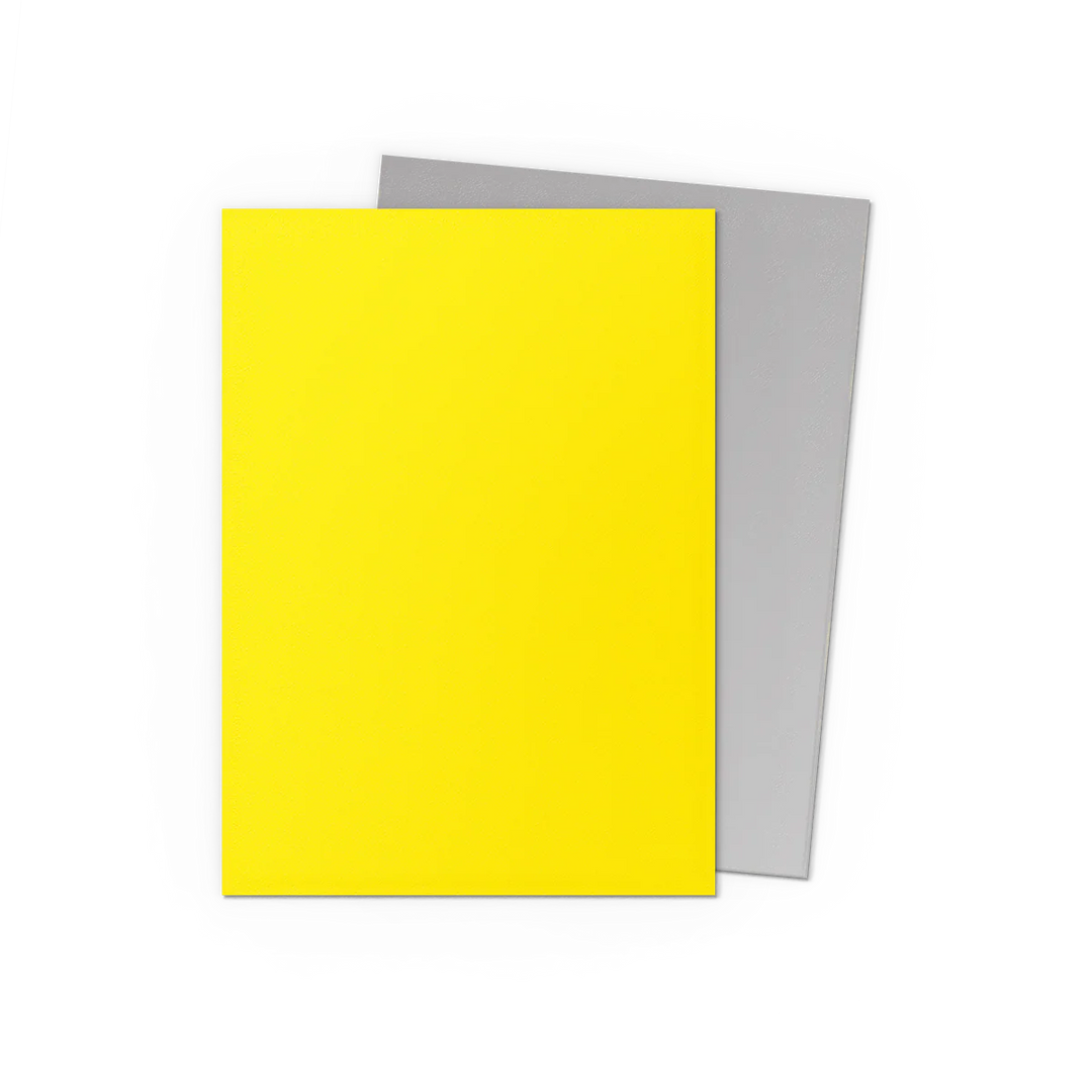 Dragon Shield Matte Dual Sleeves - Yellow &amp; Silver