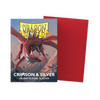 Dragon Shield Matte Dual Sleeves - Crimson & Silver