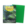Dragon Shield Matte Dual Sleeves - Apple Green & Silver