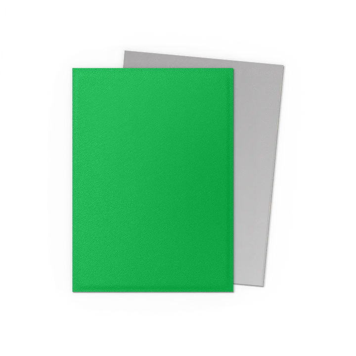 Dragon Shield Matte Dual Sleeves - Apple Green &amp; Silver