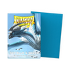 Dragon Shield Matte Dual Sleeves - Sky Blue & Silver