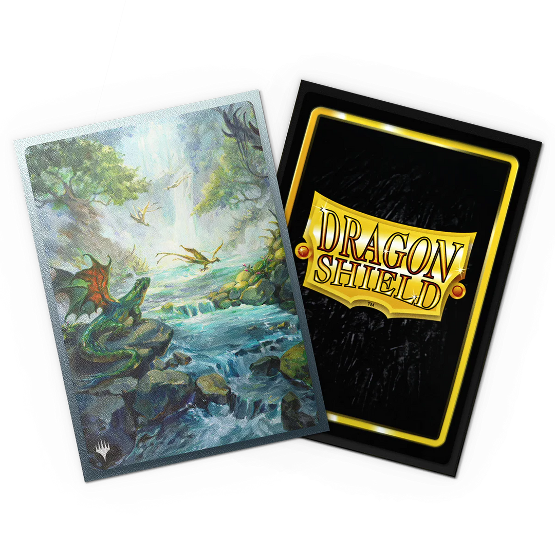 Dragon Shield Matte Dual Art Sleeves MTG "Landfall Series" - Misty Rainforest