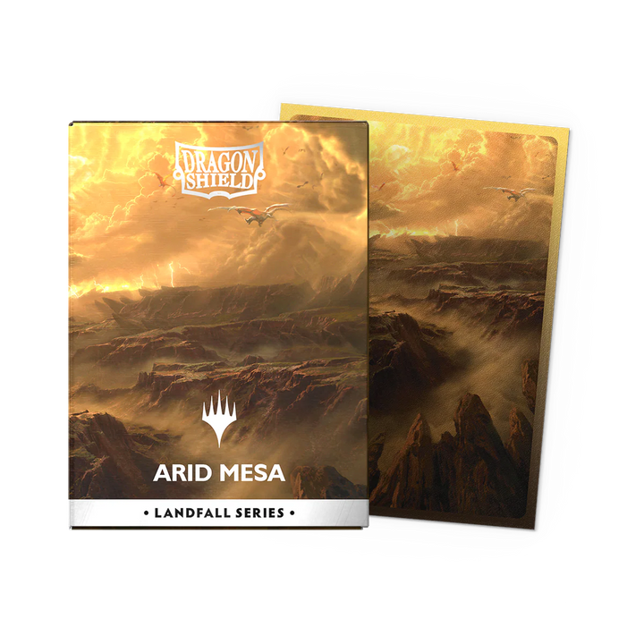 Dragon Shield Matte Dual Art Sleeves MTG "Landfall Series" - Arid Mesa