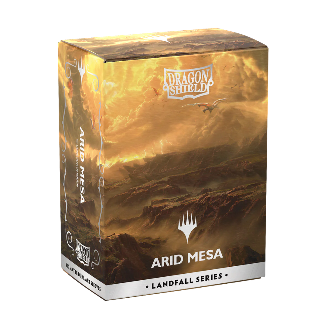 Dragon Shield Matte Dual Art Sleeves MTG "Landfall Series" - Arid Mesa