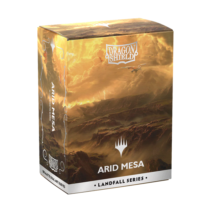Dragon Shield Matte Dual Art Sleeves MTG "Landfall Series" - Arid Mesa
