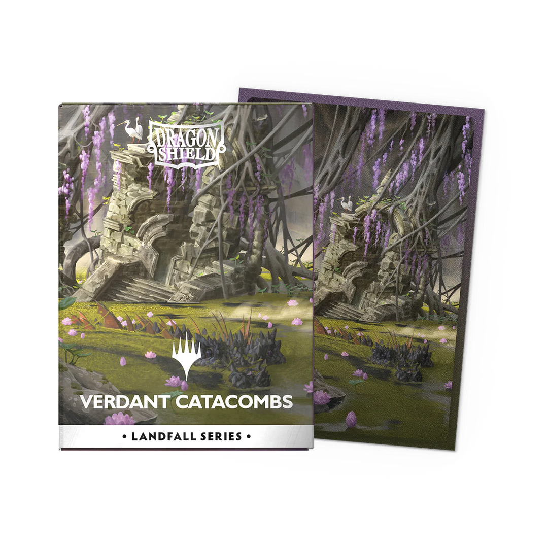 Dragon Shield Matte Dual Art Sleeves MTG "Landfall Series" - Verdant Catacombs