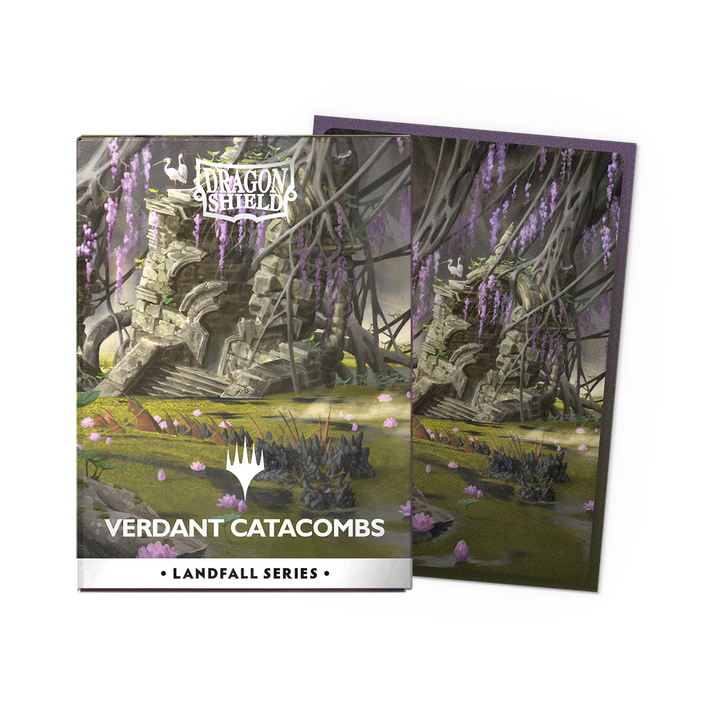 Dragon Shield Matte Dual Art Sleeves MTG "Landfall Series" - Verdant Catacombs