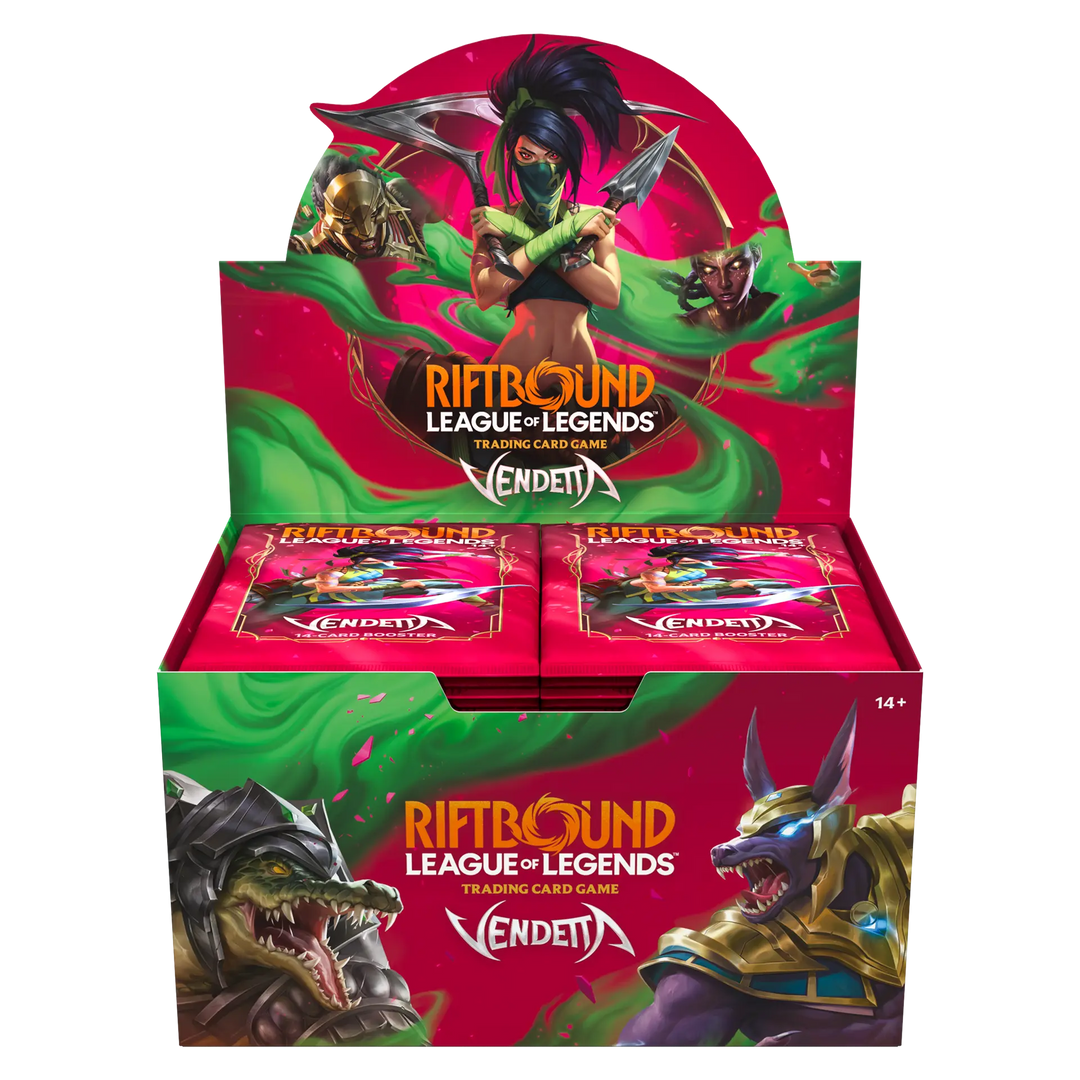 Riftbound League of Legends - Vendetta Booster-Display - englisch